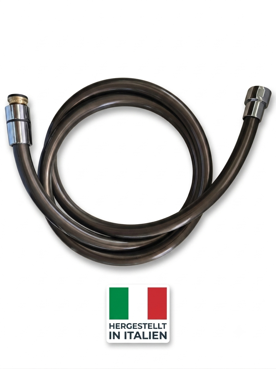 Cotali Duschschlauch mit Verdrehschutz Platin Anthracite